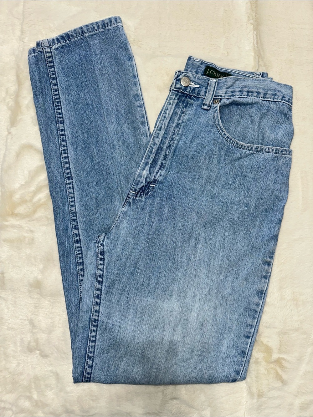 J. Crew Vintage Made in the US Women's Size 10 Light Blue Wash Mom Jeans
